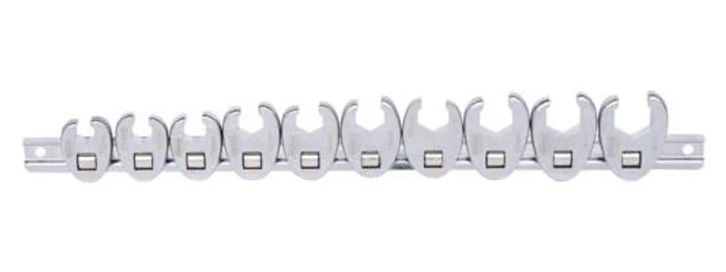 KS Tools Jeu de clés à fourche à six pans 3/8 pouce, ensemble 10 pièces