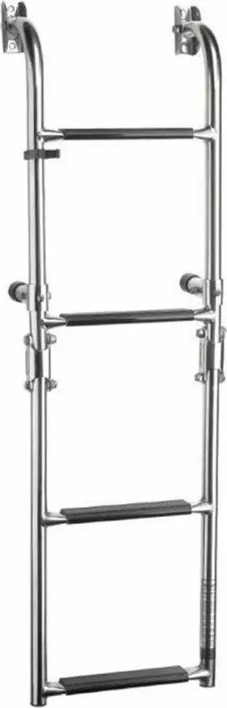 Échelle de bain télescopique inox pour bateau VETUS SLF4A montage sur pont