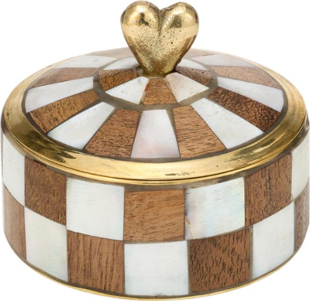 Doing Goods Aufbewahrungsbox - Heart Circus Box Woody - White/Brown | Sontige Dekoartikel