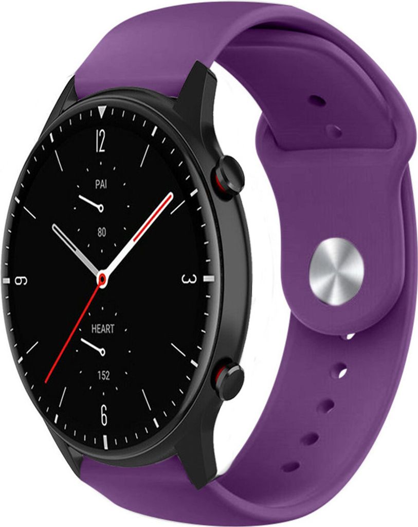 Strap-it Amazfit GTR 2 Sportarmband (Lila)