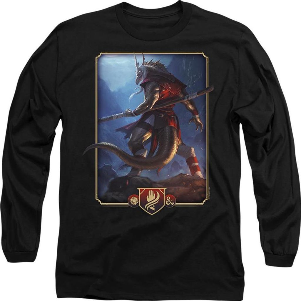 Dungeons & Dragons - "2024" T-Shirt für Herren/Damen Uni, Langärmlig TV21899 (M) (Schwarz)