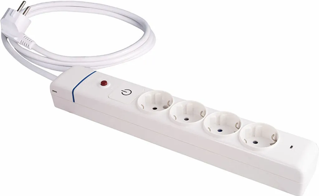 Multipresa Sicura per Bambini Solera 41ilso 4 Posti 1,5m 250V 16A