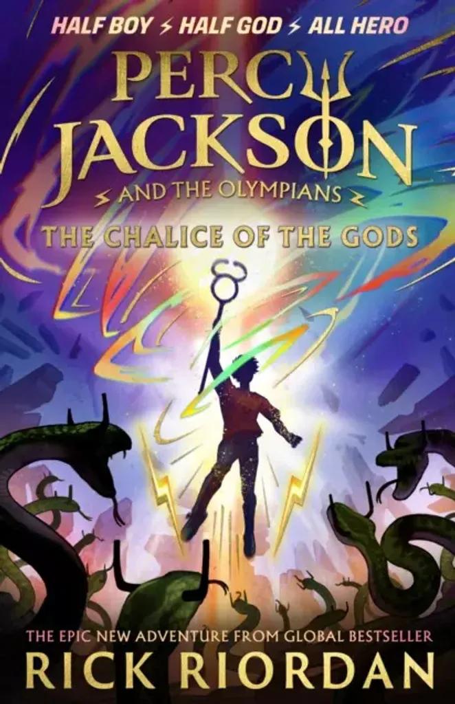 Livre Percy Jackson The Chalice of the Gods avec Couverture Rigide