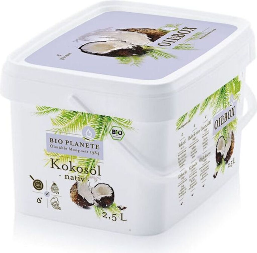 Natürliches -Kokosnussöl 2,5 L - Planete