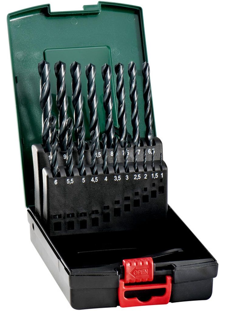 Metabo HSS-R-Kunststoffkassette"SP"19-teilig