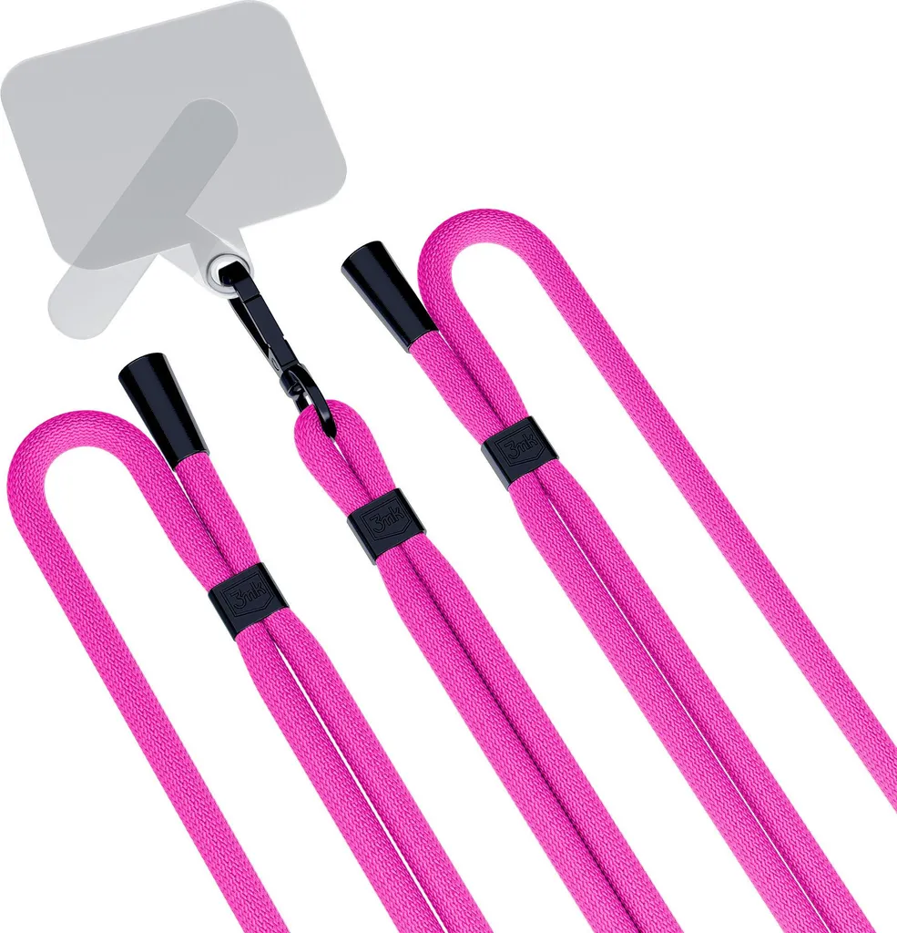 3Mk Easyclip Rosa Nero - Laccio Smartphone per Viaggi e Outdoor - 11