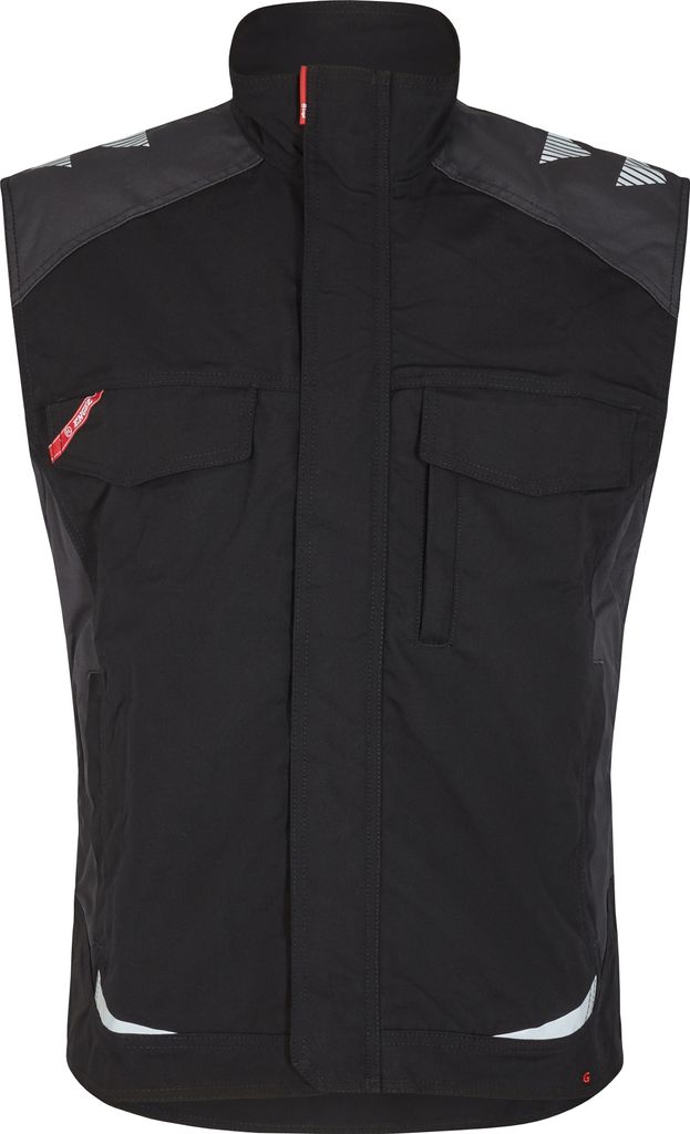 F. Engel Galaxy Serviceweste, Schwarz/Anthrazit Grau, Gr. 5XL