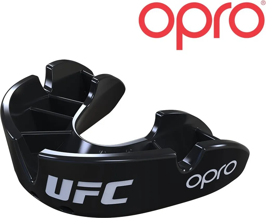 Protège-dents thermoformable Opro UFC Bronze Noir ergonomique