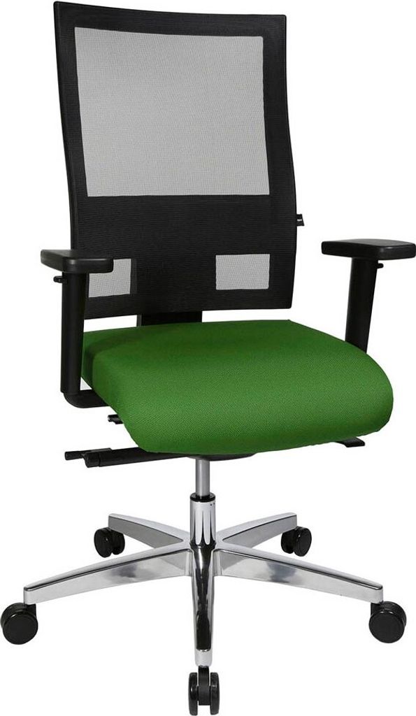 Topstar Bürostuhl Sitness 60, PS69BH W55 grün, schwarz, alu Stoff
