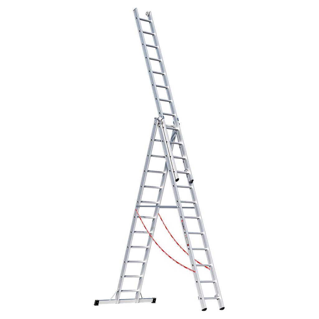 Euroline Premium 307 Mehrzweckleiter 3x12 Sprossen Produktbild 