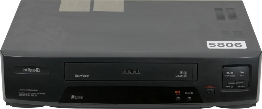 Récupérez vos Films VHS avec le Magnétoscope Akai VS-G245 Anti-Bruit