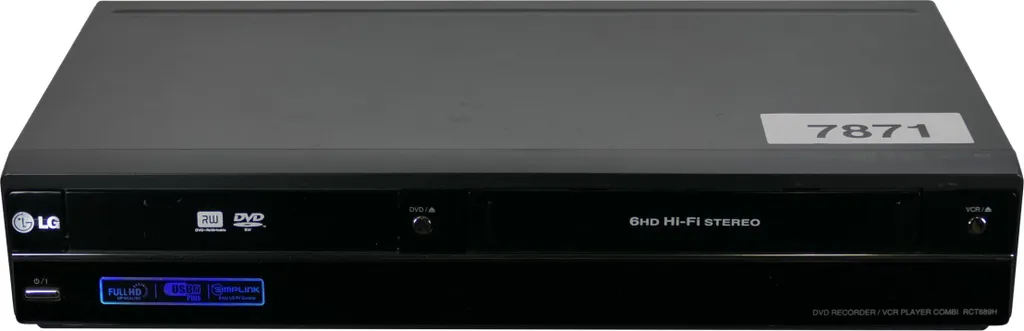 Solution de Copie VHS vers DVD LG RCT689H Enregistreur Tout-en-un
