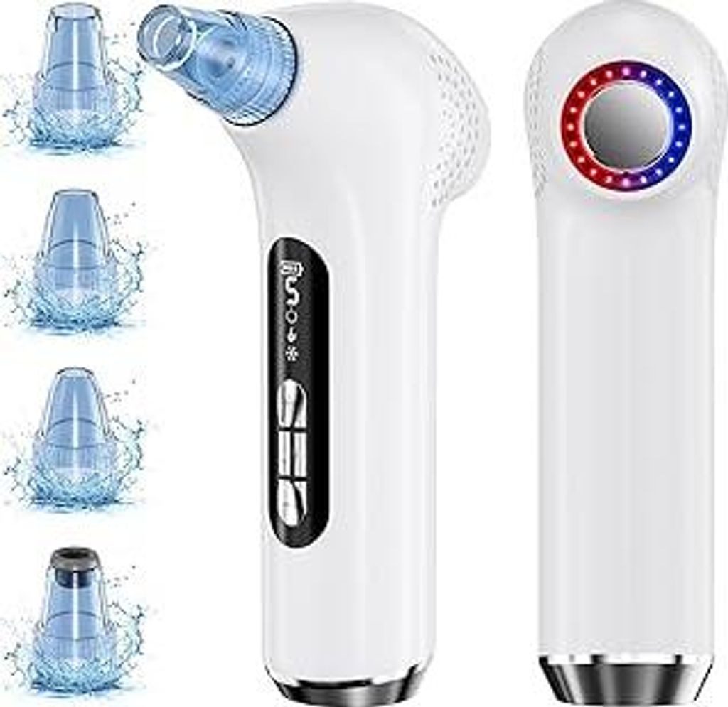 Lrbsule Mitesserentferner Porenreiniger Gesicht, Mitesser Porensauger Vakuumsauger Blackhead Remover Gesichtssauger Porenreiniger Mit Kalte Kompres...