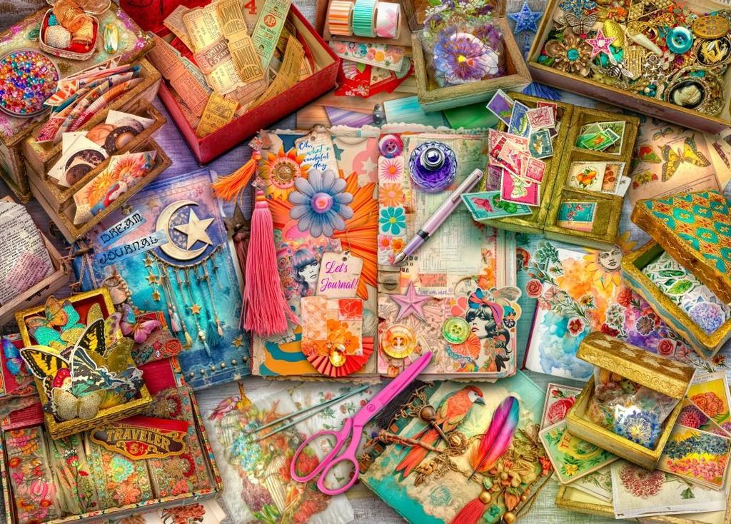 BLUEBIRD Puzzle Kreativer Tisch aus 500 dl