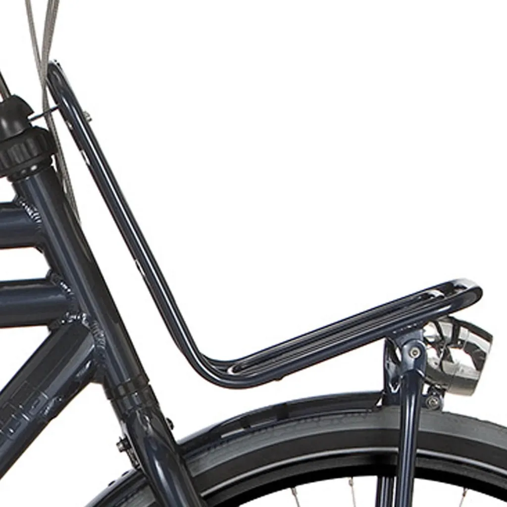 Support frontal Cortina U5 pierre fumée - Fixation guidon vélo robuste