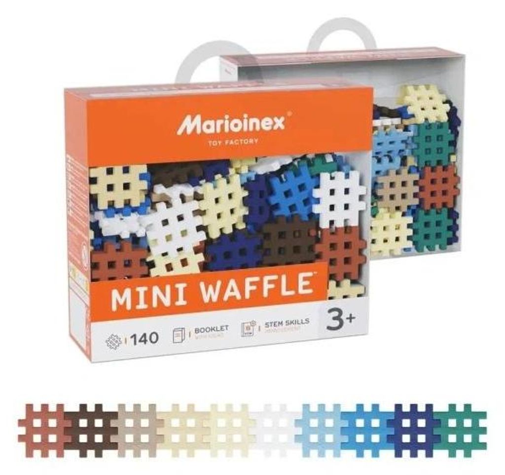 Marioinex Mini Waffle Bauklötze Set 3 140 Teile