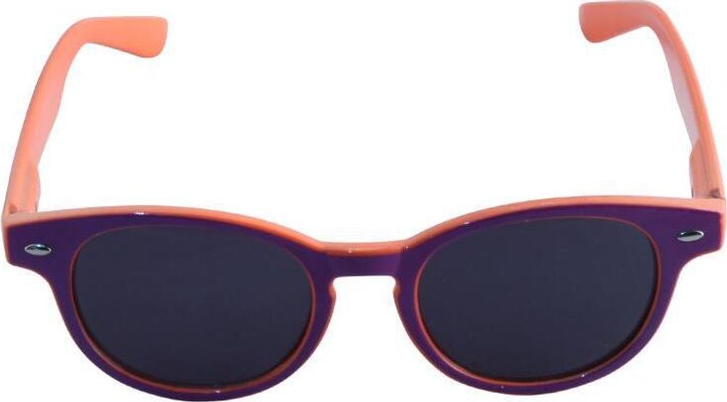80er Retro Sonnenbrille zweifarbig - lila & orange Produktbild 