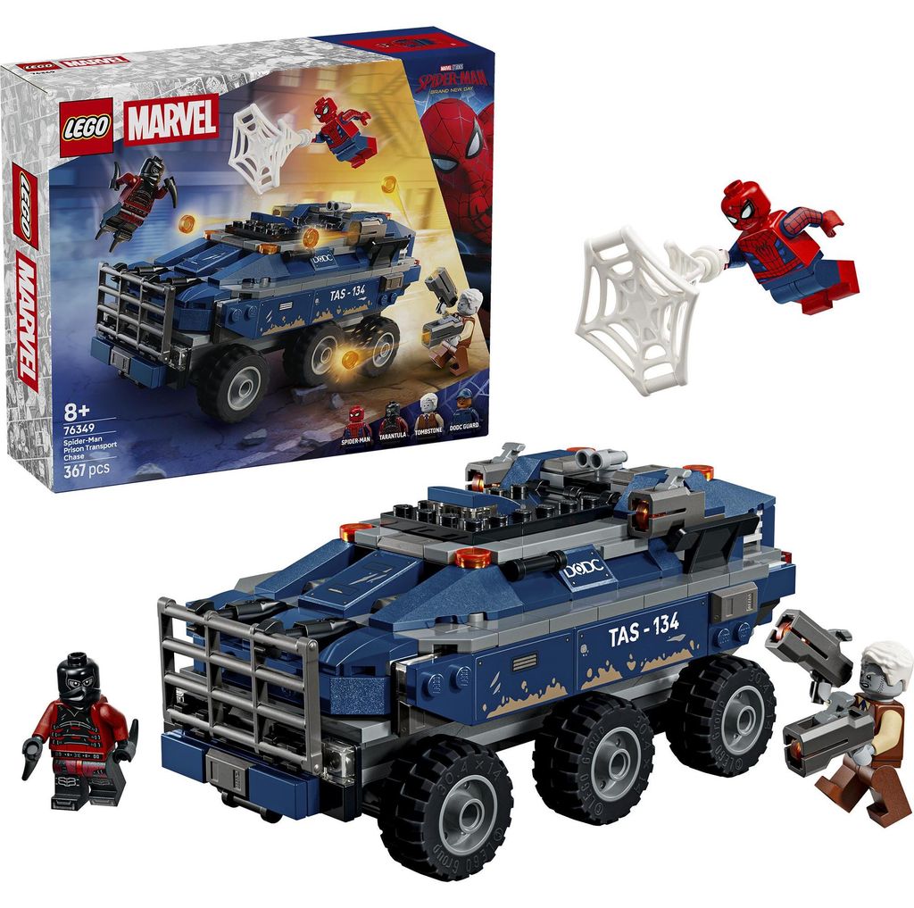 LEGO Pościg Spider-Mana za więźniarką, Zestaw do budowania, Zdjęcie produktu 