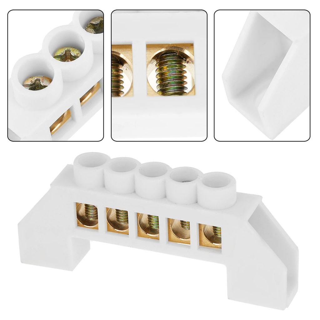 Klemmenblock, Klemmenverbinder, Schraubklemme, Messingklemme, elektrischer Steckverbinder