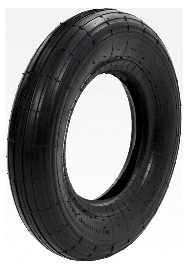 Pannensicherer Schubkarrenreifen 3.50-8 4PR Gummi