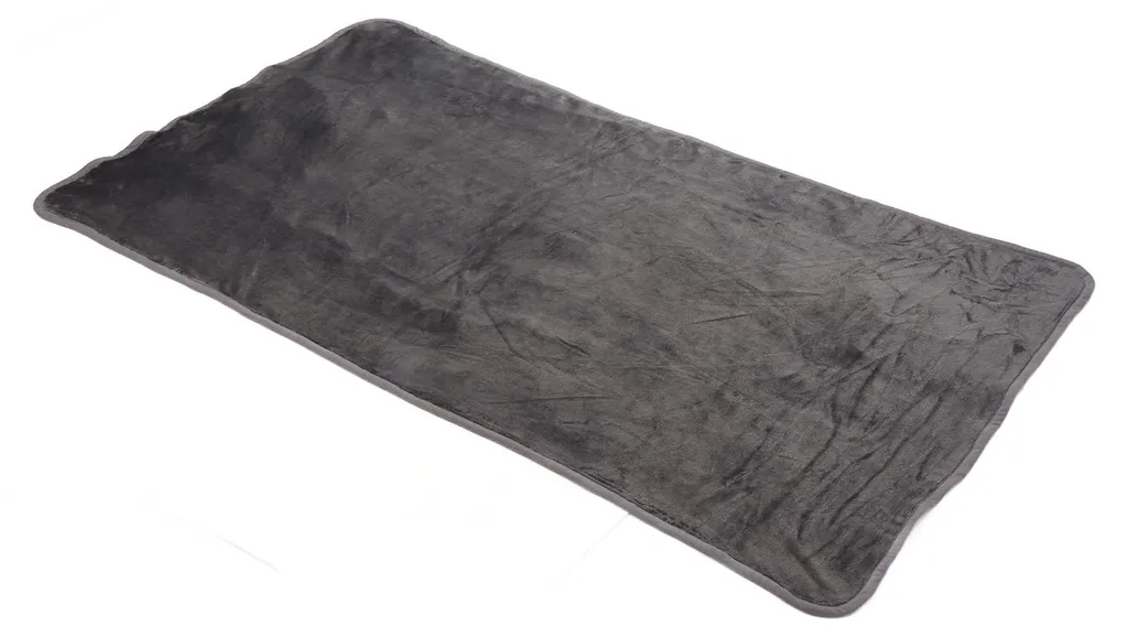 Plaid chauffant électrique USB en velours pour dos et épaules gris