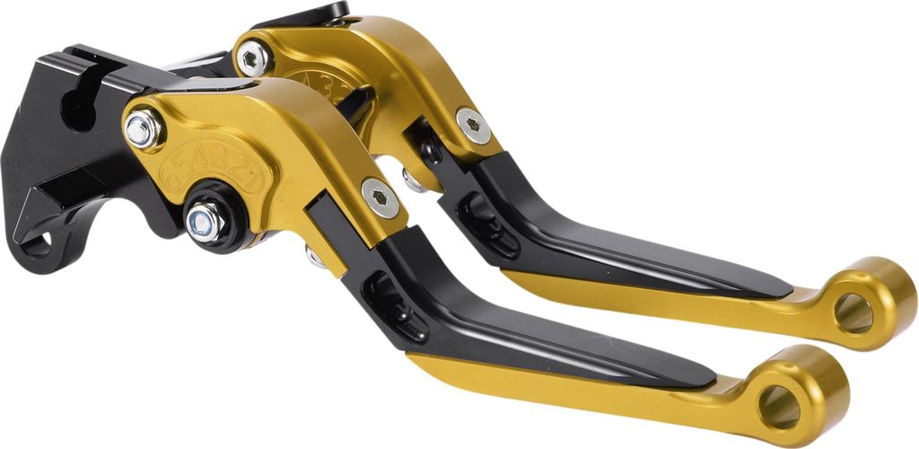 Kurz Lang Bremse Kupplung Hebel für Yamaha MT125 2014-2021 6 Stellung Motorrad Lenker Bremshebel Aluminium Legierung Gold Ton Kopf Schwarz Griff