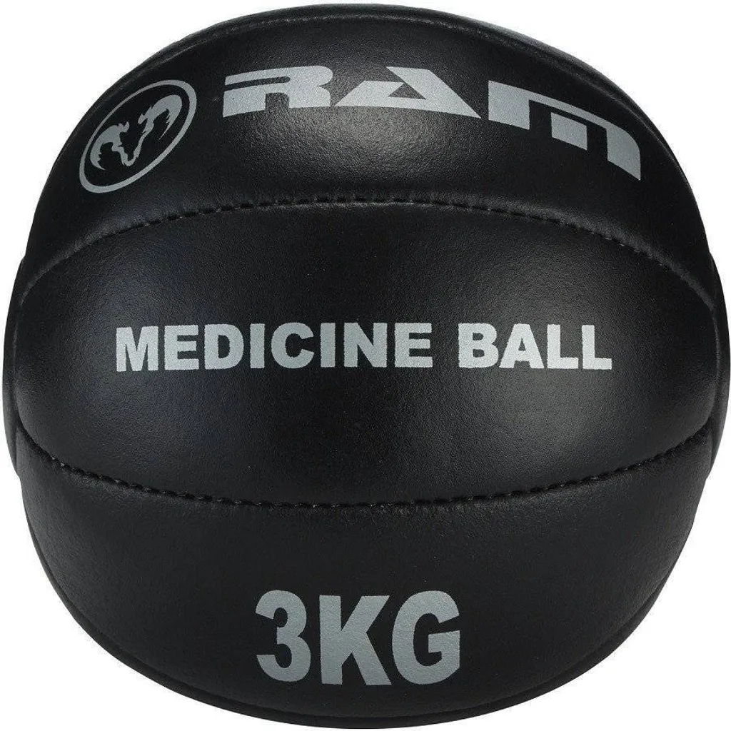 Medizinball 10 KG en cuir véritable pour musculation et gym à domicile