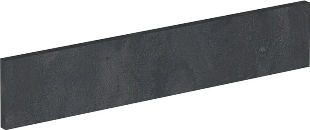 Vicco Frontale cucina R-Line, 59.6 x 11.2 cm frontale del mobile per mobile da incasso forno, Calcestruzzo nero