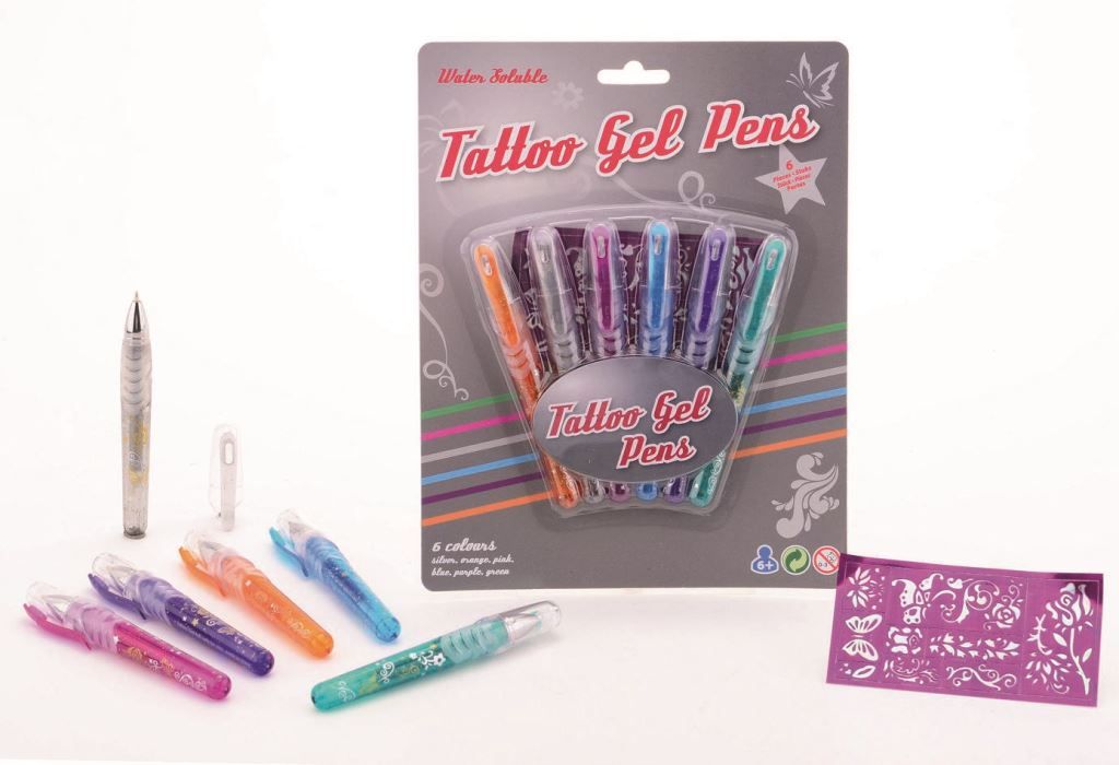 Johntoy 6x Gel Tattoo-Stifte Produktbild 