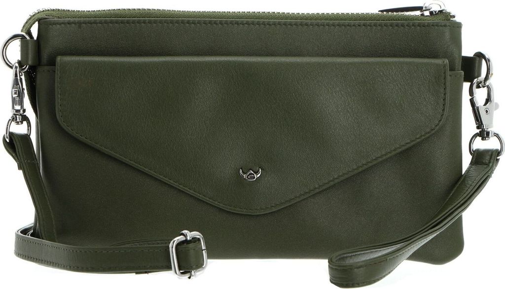 Golden Head Clutch Umhängetasche Valencia Minibag Fango grün