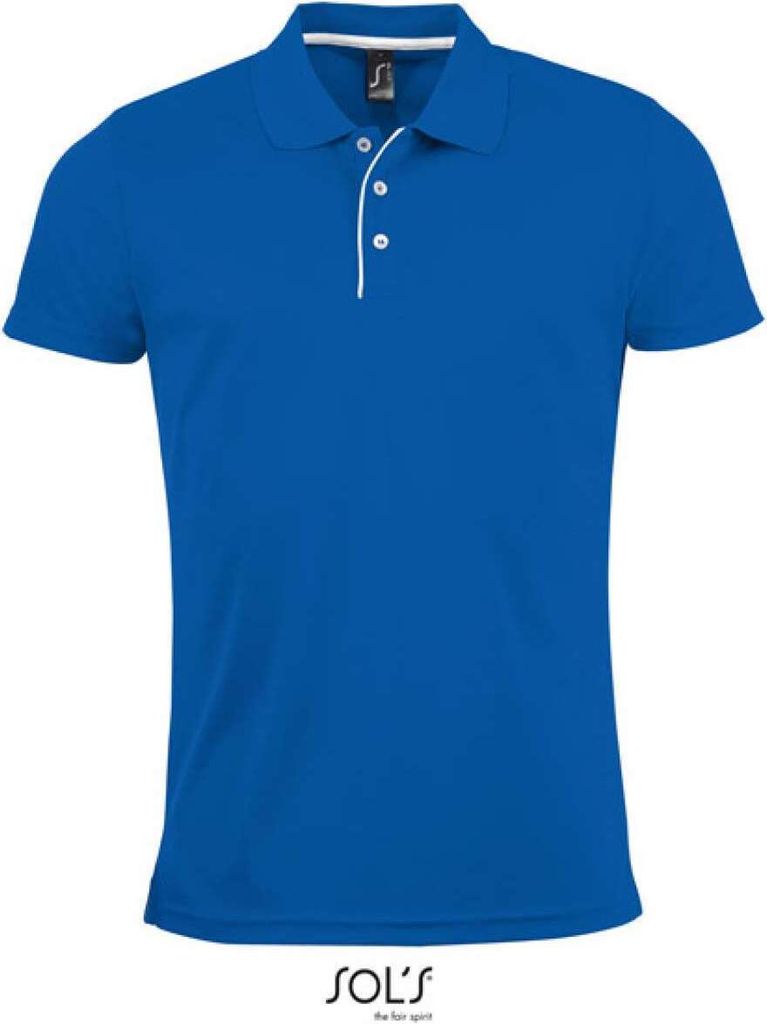SOLs 01180 | Mens Sports Polo Shirt Performer - Farbe: Royal Blue - Größe: L