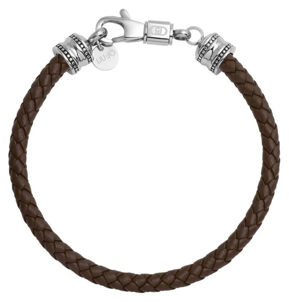 Bracelet en Cuir Marron Homme avec Fermoir Acier Magnétique MLJ672