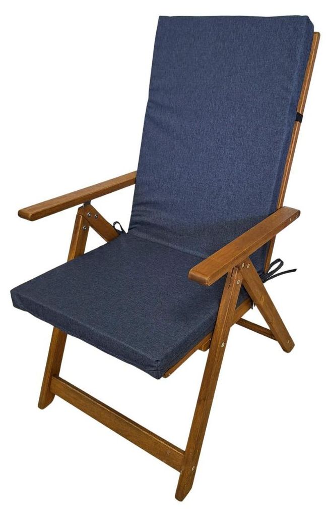 Waterproof Oxford Garden Deck Blue Kodura Chair Cushion