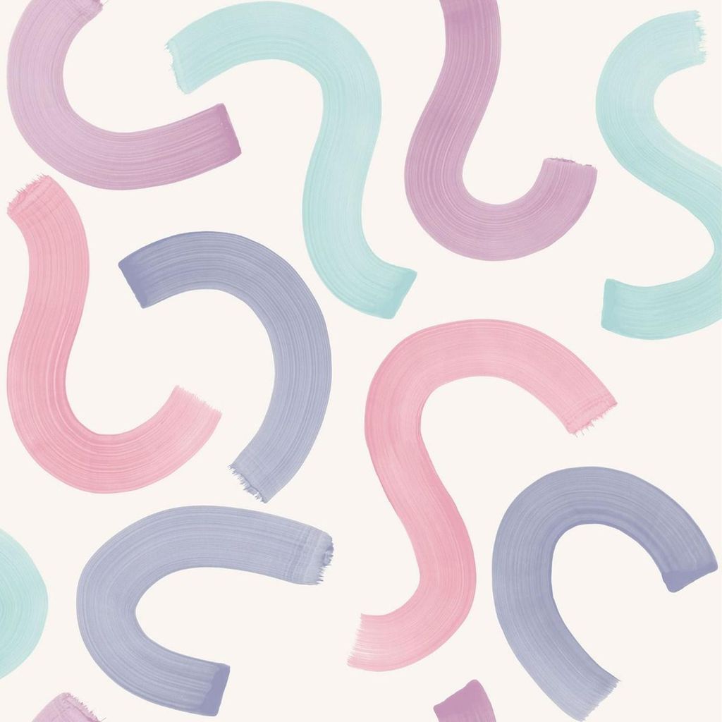 Holden Décor - "Curly" Konfetti Strukturtapete AG3810 (10 m x 53 cm) (Aquablau/Flieder/Pink)