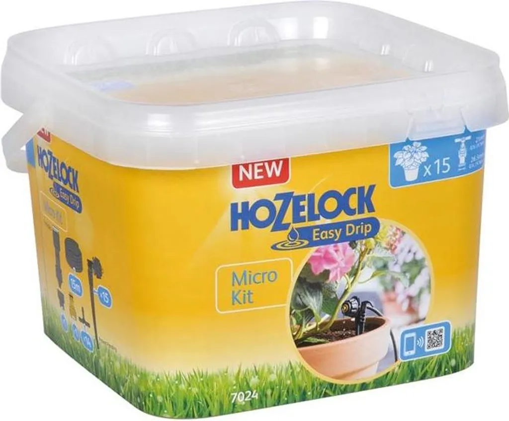 Kit micro-irrigation Hozelock 7024 universel pour arrosage de jardin