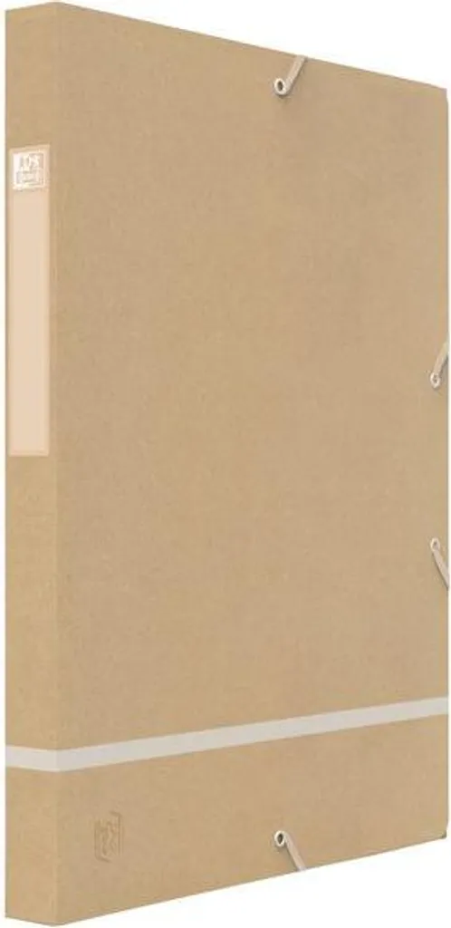 Rangement bureau Oxford A4 25mm naturel : 12 boîtes pour vos dossiers