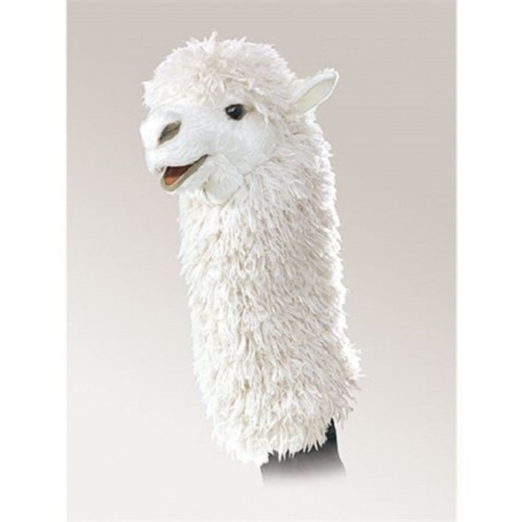 Folkmanis 2885 Handpuppe Alpaka Produktbild 