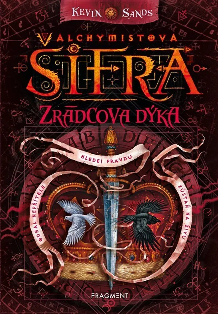 Livre Alchymistova šifra Zrádcova dýka avec énigmes et codes secrets