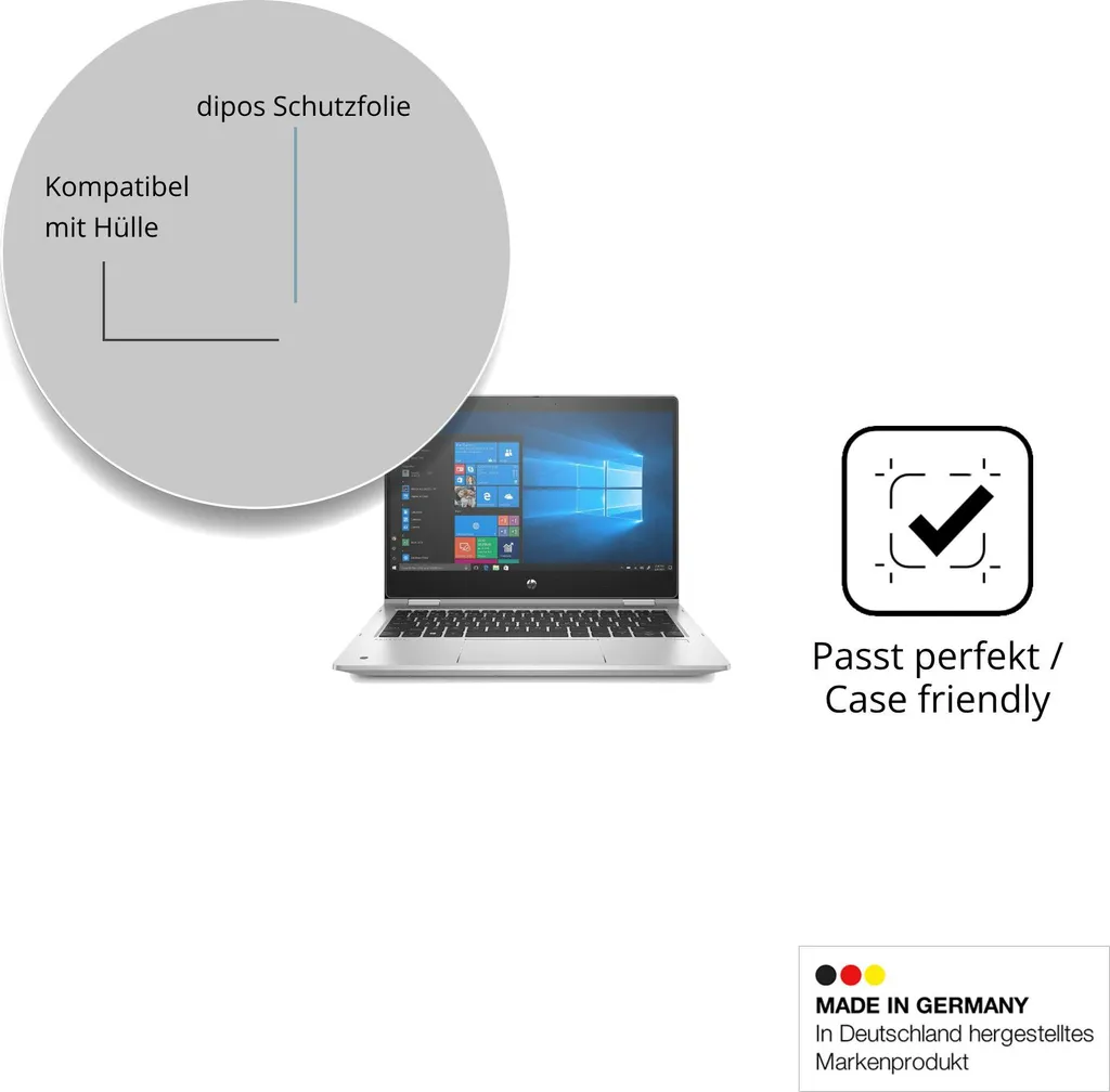 Film écran HP ProBook x360 435 G7 pour travailler sans reflets gênants