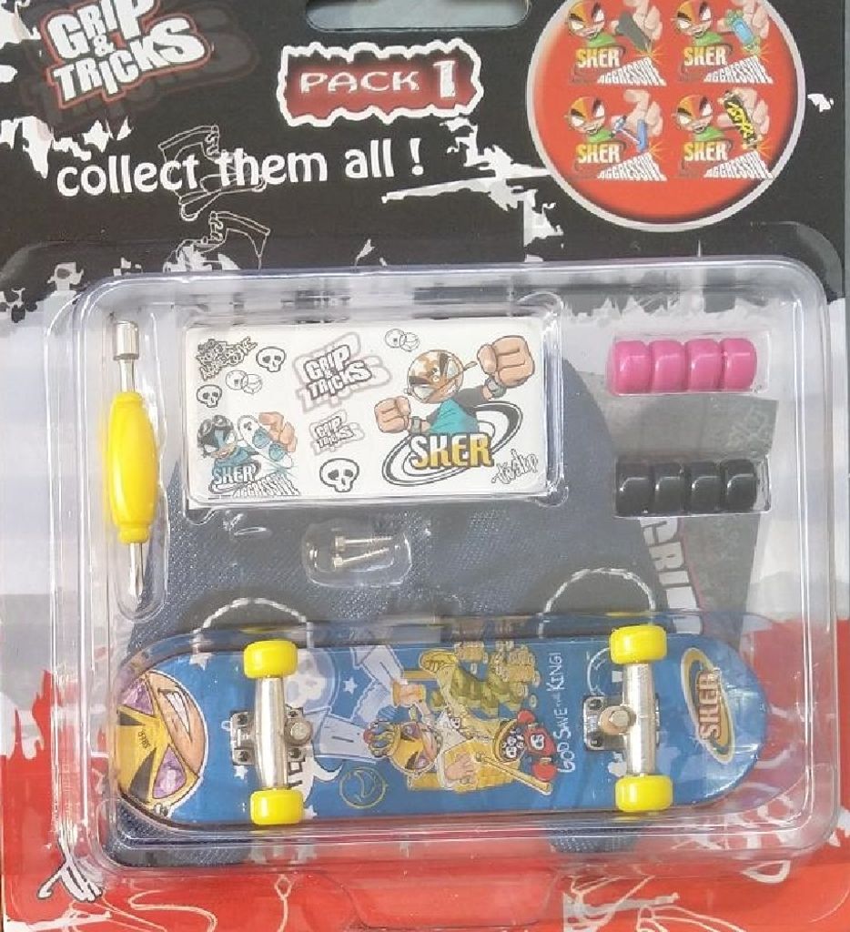 Griff and Tricks Fingerskateboard-God save the King