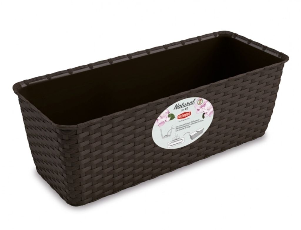 Bac d'arrosage NATUREL plastique 30x13x11cm Image du produit 