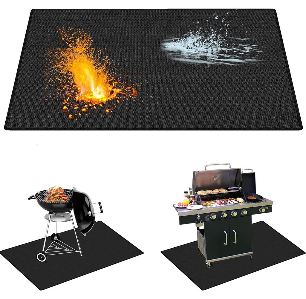Podložka pod gril, 120 x 150 cm, na ochranu podlahy Obrázok produktu 