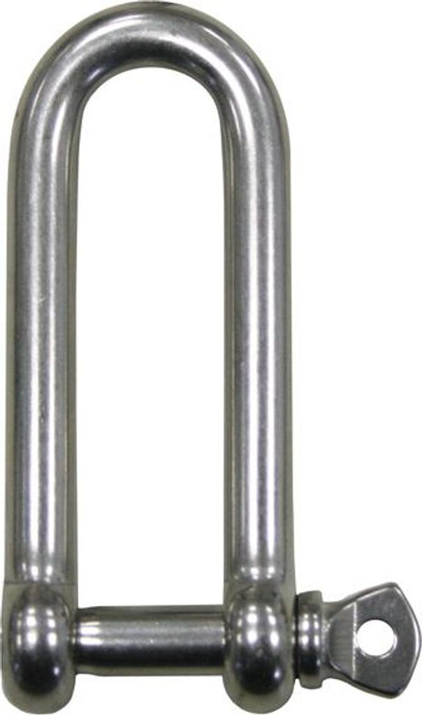 Schäkel lange Form Ø 10 mm Edelstahl V4A Produktbild 