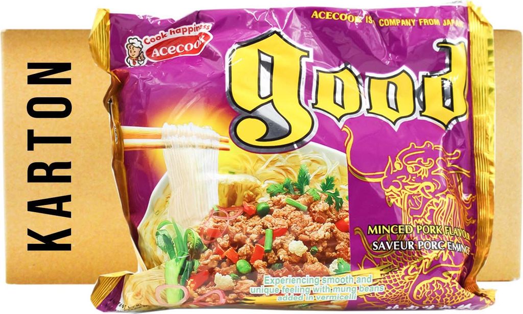 Acecook Instant Glasnudelsuppe mit Schweingeschmack 48x57g Produktbild 