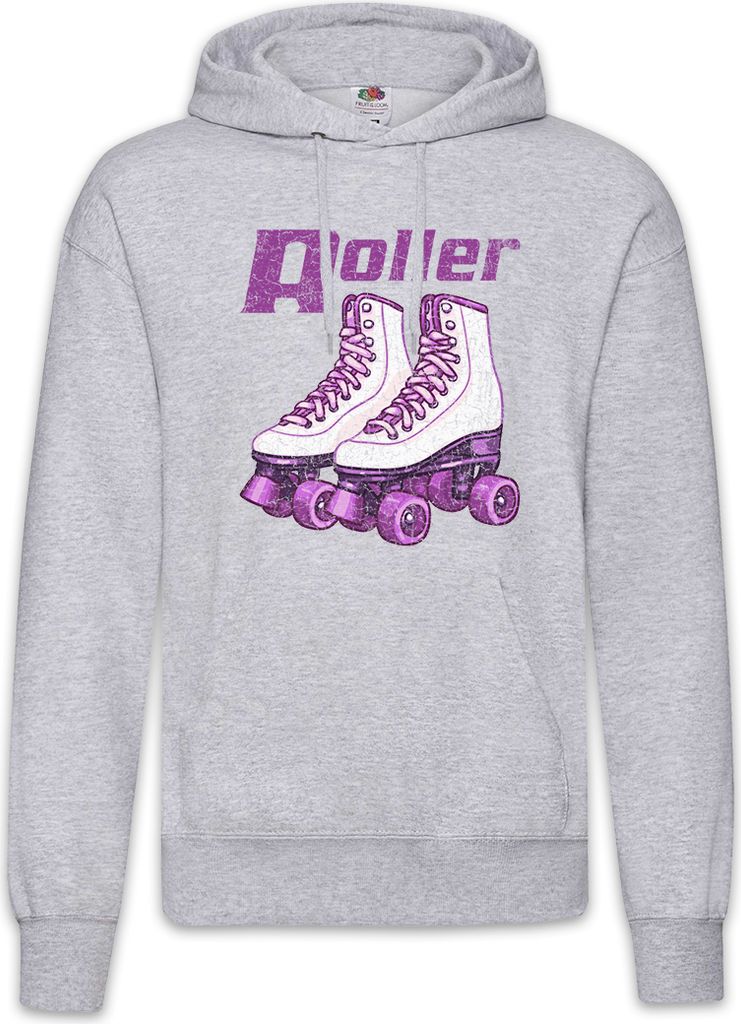Urban Backwoods Roller Skates Roller, Herren Hoodie, Farbe: Hellgrau, Größe: M