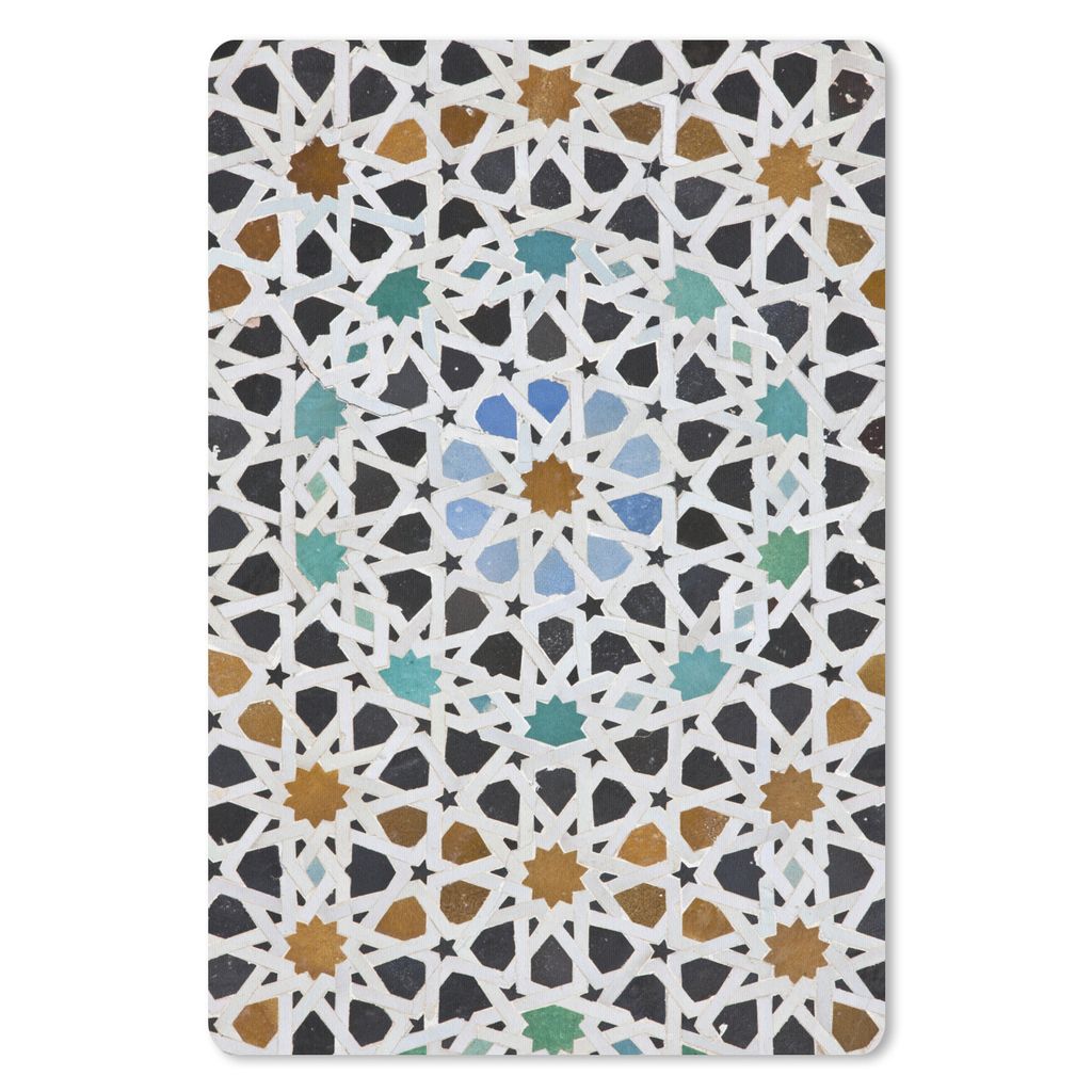 MuchoWow Mauspad Mousepad Ein marokkanisches Mosaikdetail 18x27 cm - Mousepads - Maus Mat - Pad - Mausunterlage