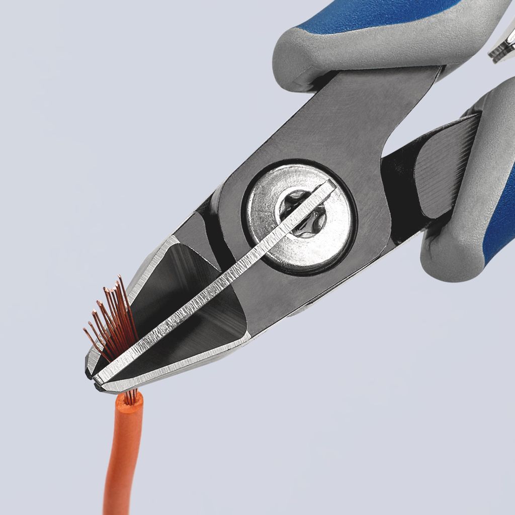 Präzisions-Elektronik-Seitenschn.L.125mm Form 5 Facette ja,sehr kl.pol.KNIPEX