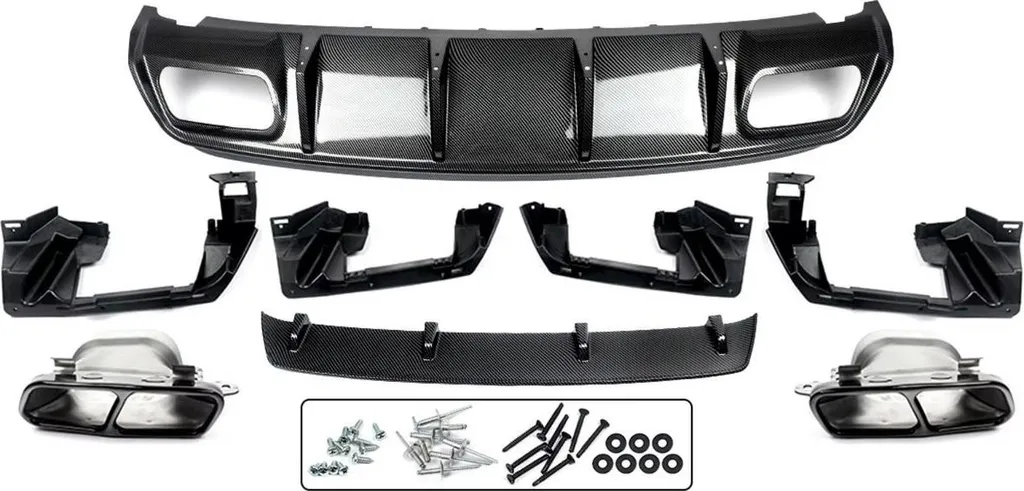 Diffuseur Arrière Aerox pour Mercedes Classe A W176 A200 A45 AMG Carbone