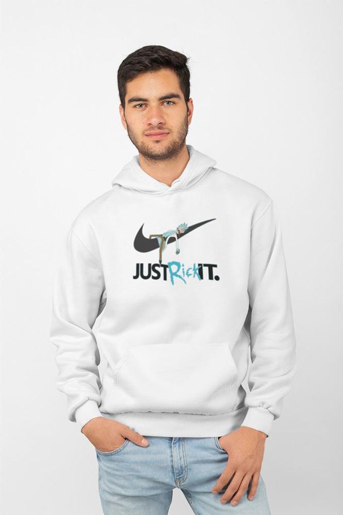 D&B Uni Hoodie MO00050 Rick And Morty Weiß-Größe 2XL