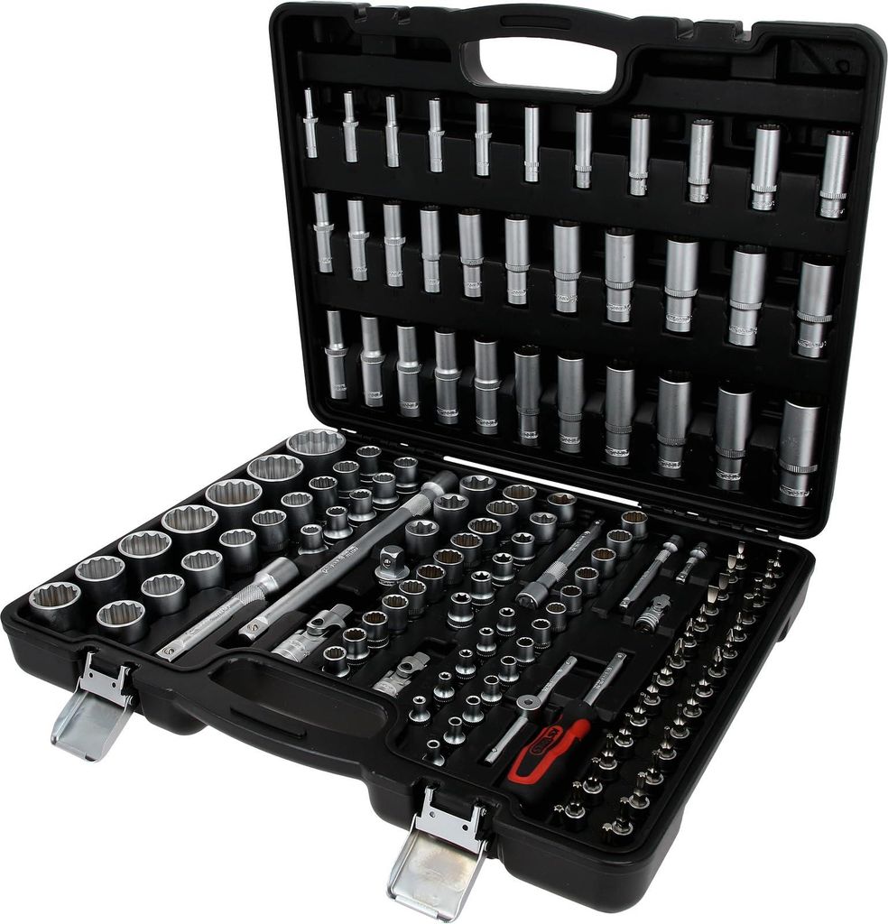 KS-Tools 917.0133 Jeu de douilles 1/4"+3/8"+1/2", 133 pces Image du produit 